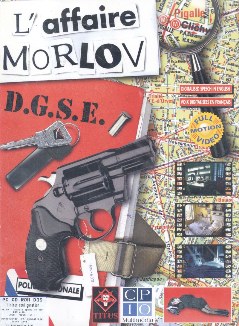 Morlov Affair box art for CD-i
